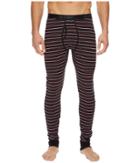 2(x)ist Essentials Long Underwear (stripe/black) Men's Casual Pants