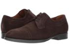 Aquatalia Duke (dark Brown Suede) Men's Lace Up Casual Shoes