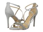 Jewel Badgley Mischka Gisele (silver Glitter) High Heels