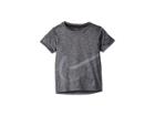 Nike Kids Dri-fit Breathe Short Sleeve Top (little Kids) (black Heather) Boy's Clothing