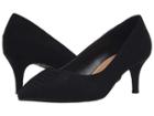 Tahari Revolve (black Kid Suede) High Heels