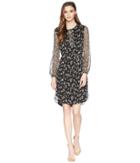 Lauren Ralph Lauren Floral Georgette Dress (multi) Women's Dress