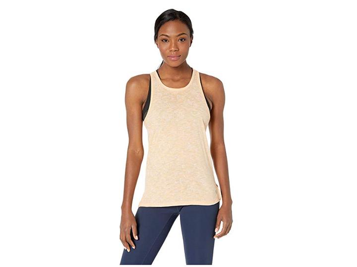 Asics Racerback Tank (apricot Ice) Women's Clothing