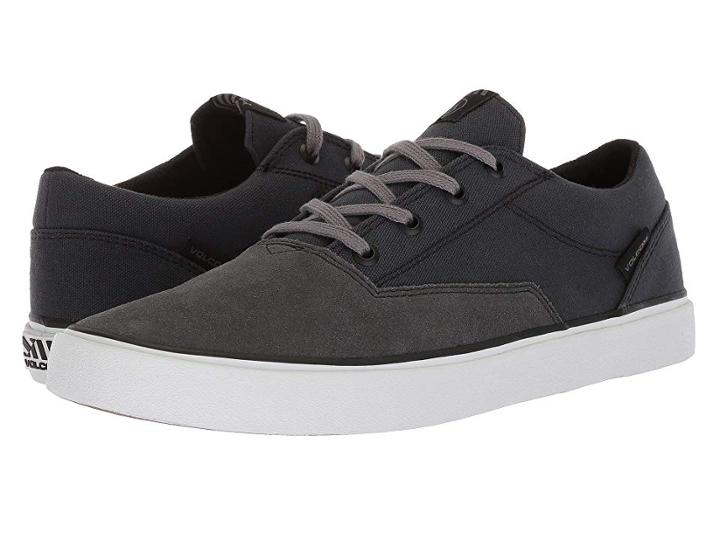 Volcom Draw Lo Suede Shoes (grey Vintage) Men's Shoes