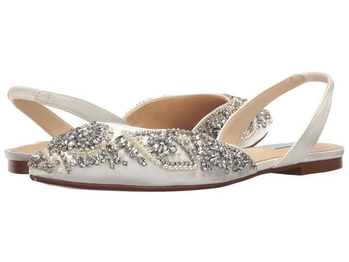 Blue By Betsey Johnson Molly (ivory Satin) Women's Shoes