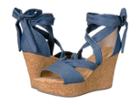 Kenneth Cole Reaction Sole Rise (blue) Women's Wedge Shoes