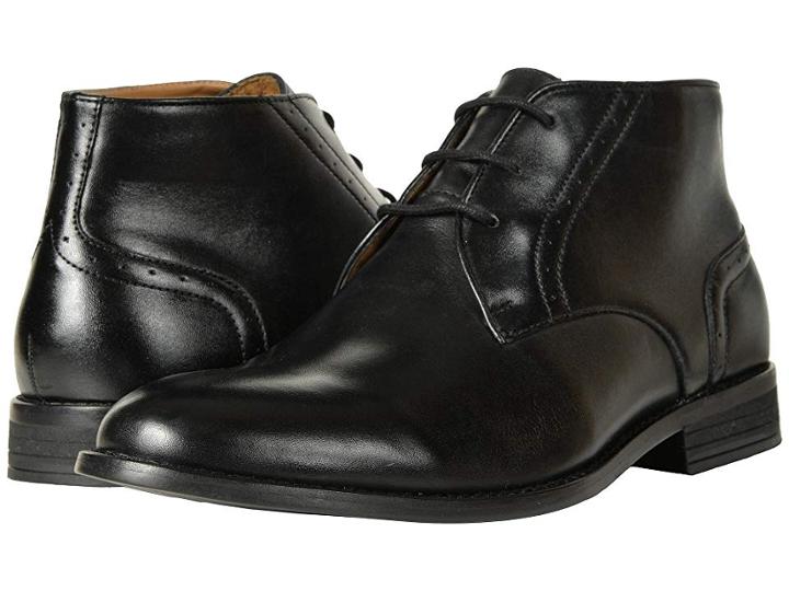 Nunn Bush Savage Plain Toe Chukka Boot (black) Men's Dress Lace-up Boots