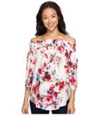 Karen Kane Off The Shoulder Top (print) Women's Clothing