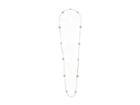Majorica Pearl 18k Gold Long Chain Necklace (white) Necklace