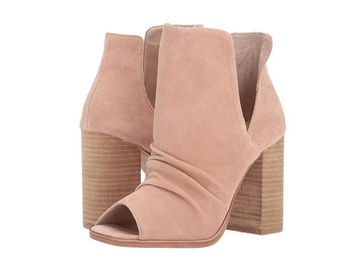 Kristin Cavallari Lash Peep Toe Bootie (tiger's Eye Kid Suede) Women's Shoes