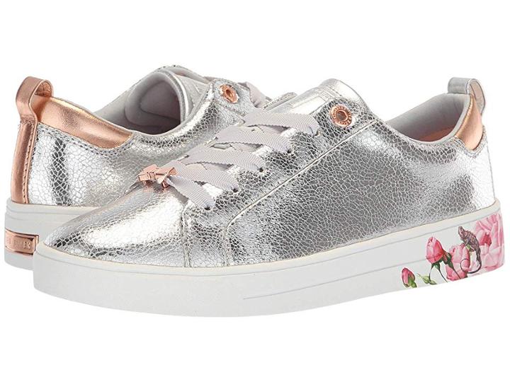 Ted Baker Luoci (silver Crackle) Women's Shoes
