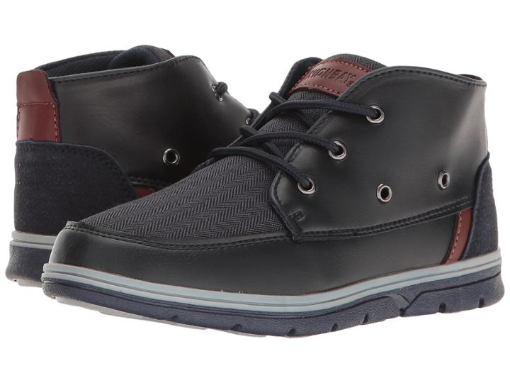 Unionbay Kids Aerospace High Top Sneaker (toddler/little Kid/big Kid) (navy) Boy's Shoes