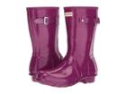 Hunter Original Short Gloss Rain Boots (violet) Women's Rain Boots