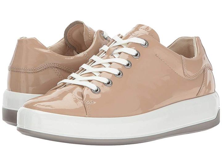 Ecco Soft 9 Tie (ginger Patent Cow Leather) Women's Shoes