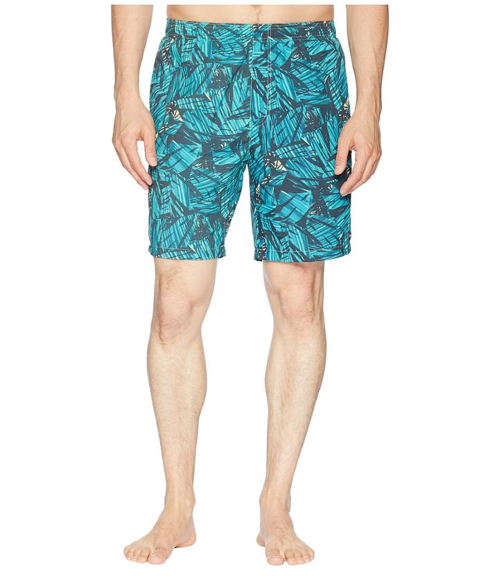 Columbia Big Dippers Water Shorts (zest Palm Print) Men's Shorts