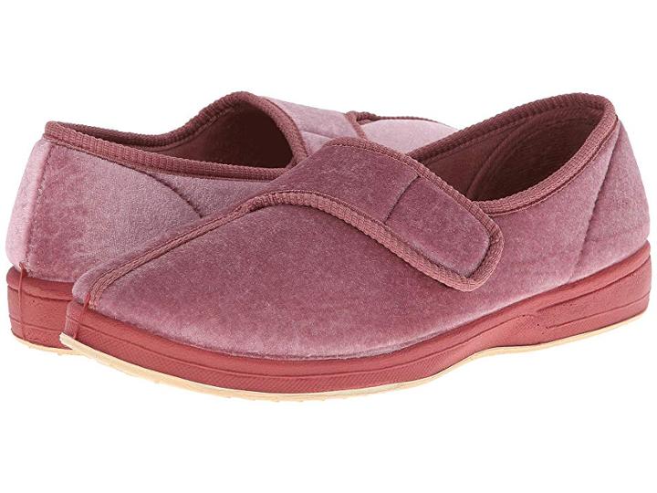 Foamtreads Jewel (dusty Rose Velour) Women's Slippers