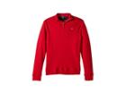 Polo Ralph Lauren Kids Cotton 1/2 Zip Pullover (big Kids) (park Avenue Red) Boy's Clothing