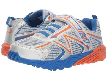 Avia Kids Avi-force Ii (little Kid/big Kid) (chrome Silver/spicy Orange/sodalite Blue/iron Grey) Kid's Shoes