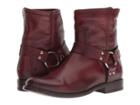 Frye Phillip Harness Short (burnt Red Soft Vintage Leather) Women's Boots
