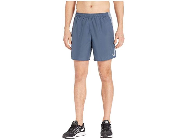 Nike Challenger Shorts 7 Bf (monsoon Blue/armory Blue/reflective Silver) Men's Shorts