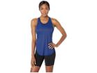 Nike City Sleek Tank (blue Void/reflective Silver) Women's Clothing