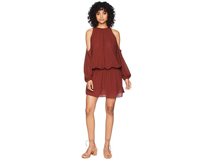 Bishop + Young Dropwaist Mini Dress (rust) Women's Dress
