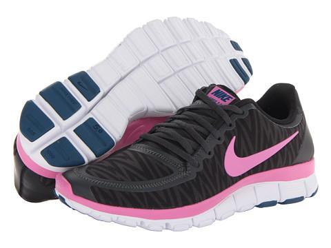 Nike Free 5.0 V4 (black/anthracite/white/red Violet) Women's Shoes