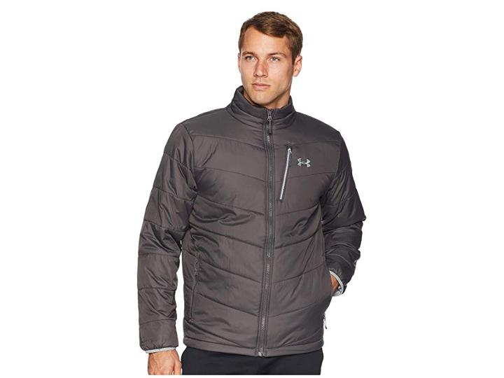 Under Armour Fc Insulated Jacket (charcoal/steel) Men's Coat