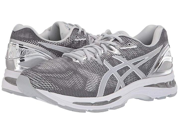 Asics Gel-nimbus 20 (platinum Carbon/silver/white) Men's Shoes