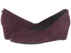 Clarks Vendra Bloom (aubergine Suede) Women's  Shoes