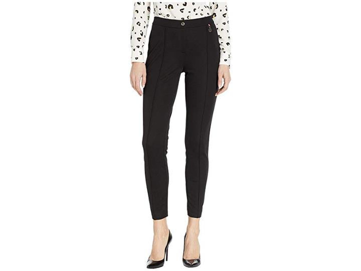 Tommy Hilfiger Slim Leg Ponte Pants (black) Women's Casual Pants
