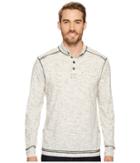Ecoths Caleb Henley Shirt (phantom) Men's Long Sleeve Pullover