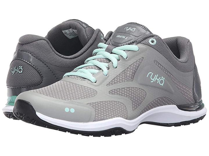 Ryka Grafik 2 (iron Grey/frost Grey/yucca Mint) Women's Shoes