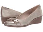 Anne Klein Sport Waken Wedge Heel (metallic Taupe) Women's Shoes