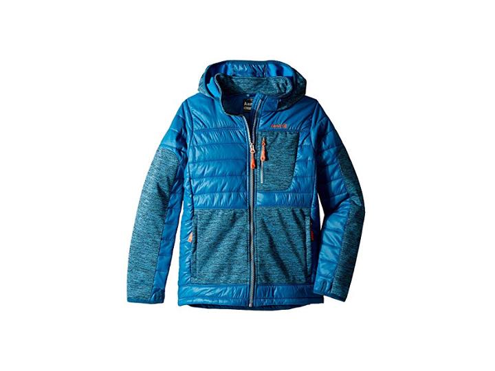 Kamik Kids Vaughn Mixed Media Jacket (toddler/little Kids/big Kids) (petrol) Boy's Coat