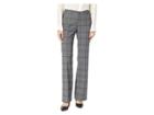 Ellen Tracy Signature Trousers (textured Glen Plaid Black/white) Women's Casual Pants