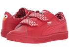 Puma Kids Basket Elmotm Mono V Ps (little Kid/big Kid) (high Risk Red/high Risk Red) Kids Shoes
