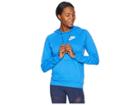 Nike Rally Hoodie (signal Blue/signal Blue/white) Women's Sweatshirt