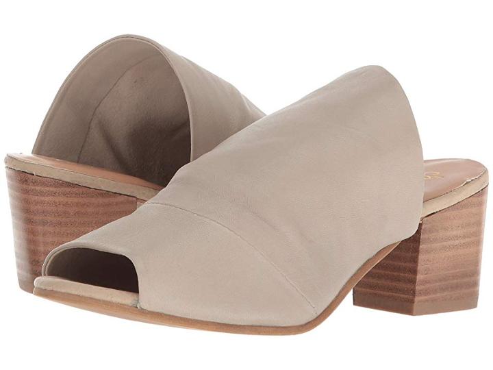 Charles By Charles David Yanna Slide Sandal (stone Leather) High Heels