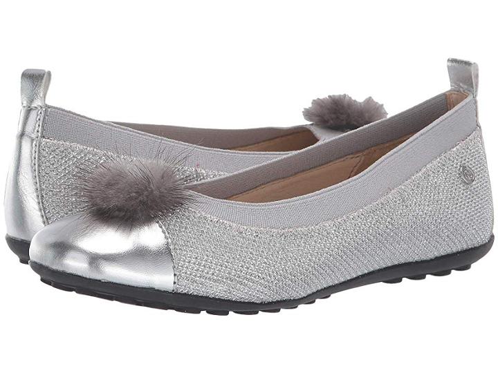 Naturino Pisa Aw18 (little Kid/big Kid) (silver Glitter) Girl's Shoes