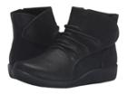 Clarks Sillian Chell (black Synthetic Nubuck) Women's  Shoes