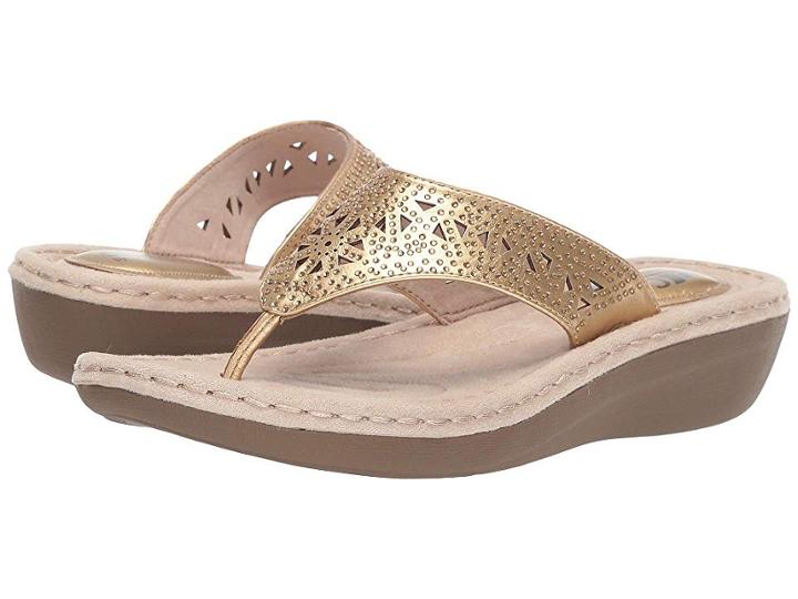 White Mountain Carlotta (gold) Women's Shoes