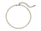Kenneth Jay Lane White Freshwater Pearl Choker With Rhodium Clasp Necklace (white Pearl) Necklace