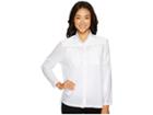 Jamie Sadock Sunsense(r) Long Sleeve Over Shirt (sugar) Women's Clothing