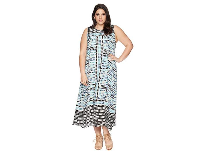 Nic+zoe Plus Size Color Waves Dress (multi) Women's Clothing