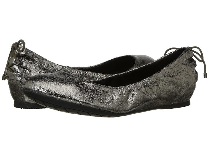 Bandolino Annabella (gunmetal Crinkle Metallic Pu) Women's Shoes