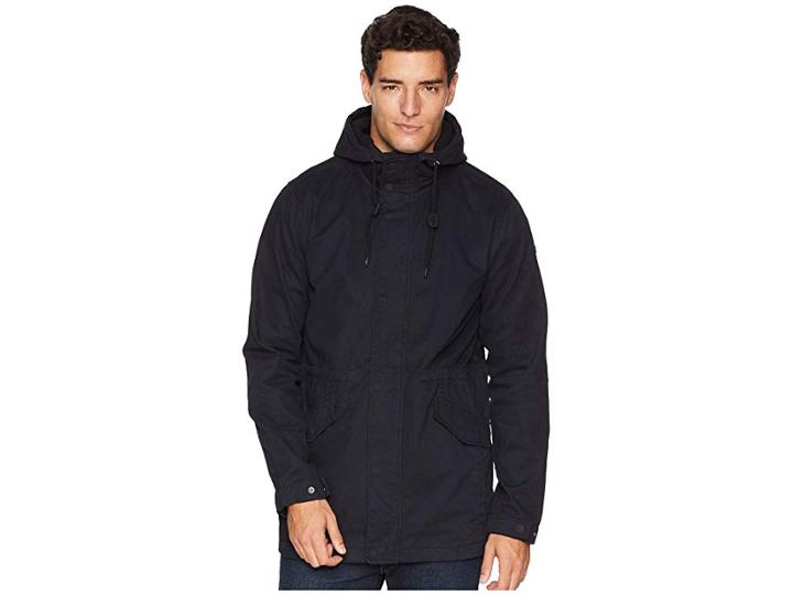 Globe Goodstock Fishtail Iv Jacket (nubuck Black) Men's Coat