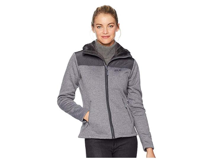 Jack Wolfskin Pacific Sky Jacket (pebble Grey) Women's Coat