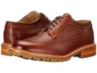 Frye James Lug Wingtip (redwood Smooth Full Grain) Men's Lace Up Wing Tip Shoes