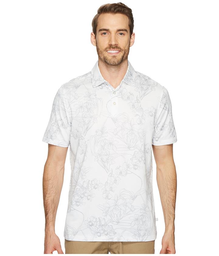 Tommy Bahama Golf Coast Polo (white) Men's Clothing